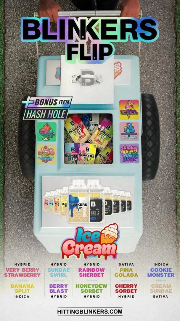 Blinkers Flip Ice Cream 2G Disposable