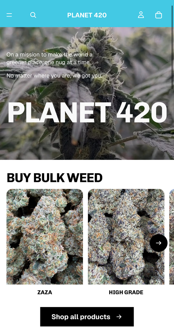 Preview of the new wholesale website
